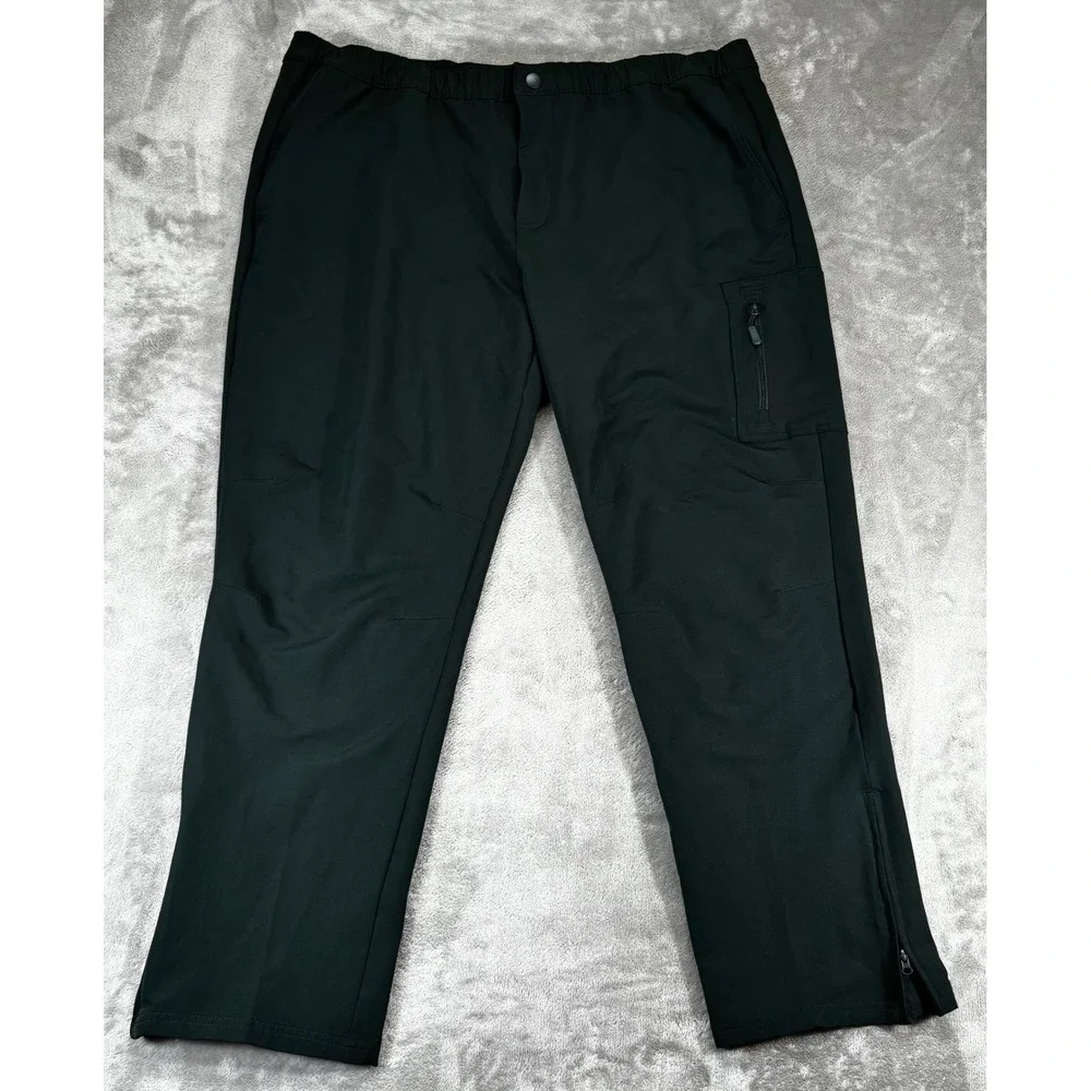 Fielder Bonobos Cargo Pants Mens XXL Green Zipper Cuffs Hiking Gorpcore